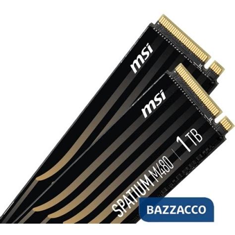MSI SSD GAMING SPATIUM M480 1TB M2 NVME PCIE 4.0