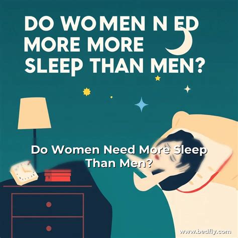 Do Women Need More Sleep Than Men? – BedFly