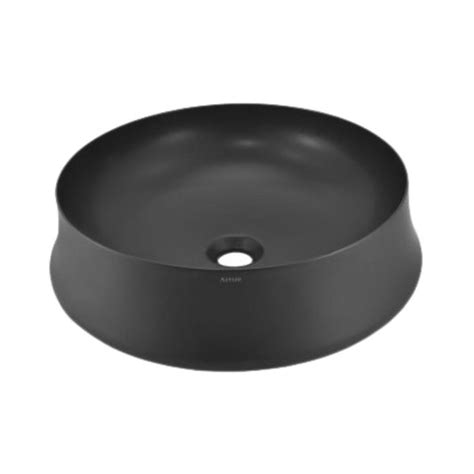 Black Circle Table Top Standard Basin – Decure.in