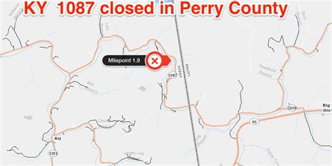 Perry County road closed due to break in pavement