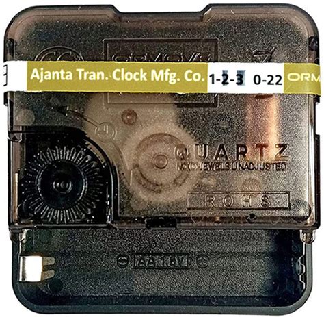 YONOTA® Ajanta Mfg. Quartz Plastic Ticking Movement Machine for Wall ...