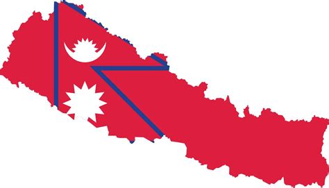 Maps of Nepal with Nepal Flag Asian Country 71048173 Vector Art at Vecteezy