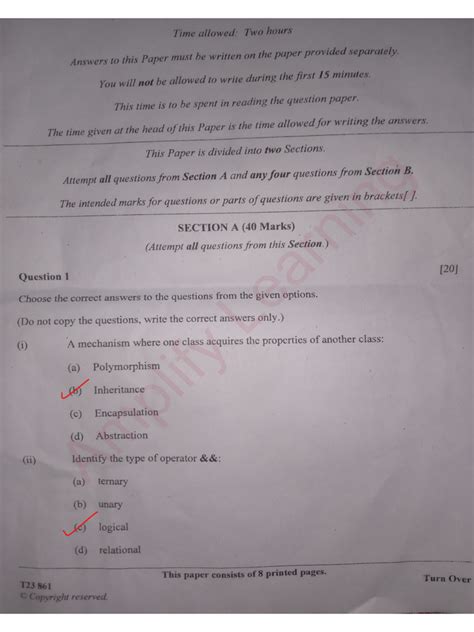 Image result for Computer Exam Question Paper