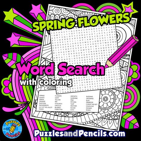 Image result for Spring Word Search Printable