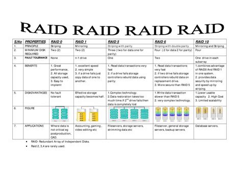 Image result for Raid Types and Levels
