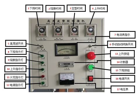 单头高周波_滑台高频机操作面板功能介绍_高频机_高周波_高频热合机