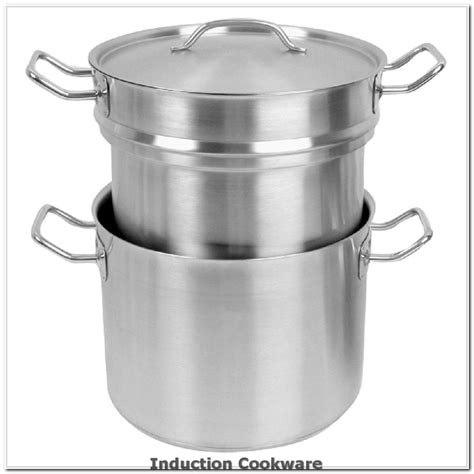 DOUBLE BOILER W/LID 3 PIECE SET STAINLESS STEEL COOKWARES MULTIPLE ...