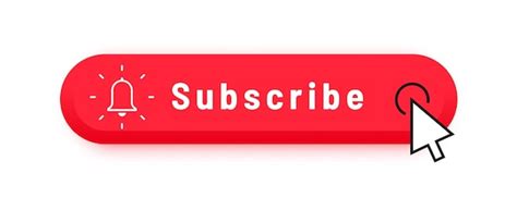 Press the subscribe button to follow and like on social media vector ...