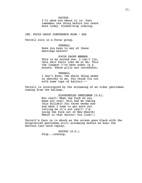 Image result for Script Story Example 30-Page