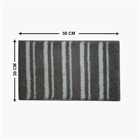 Buy Corsica Polyester Striped Anti-Slip Bath Mat - 30x50cm from Corsica ...