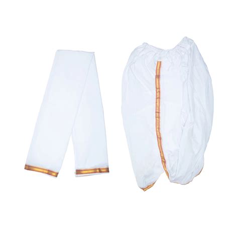 Giri - Panchakacham With Angavastram | White Angavastram | Dhoti For God