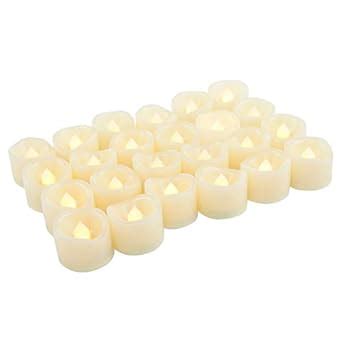 Buy iZAN 24 Pack LED Tea Lights Battery Operated Flameless Candles Fake ...