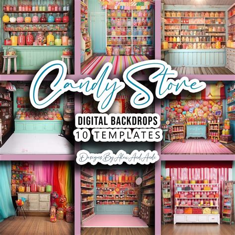 Candy Store Background