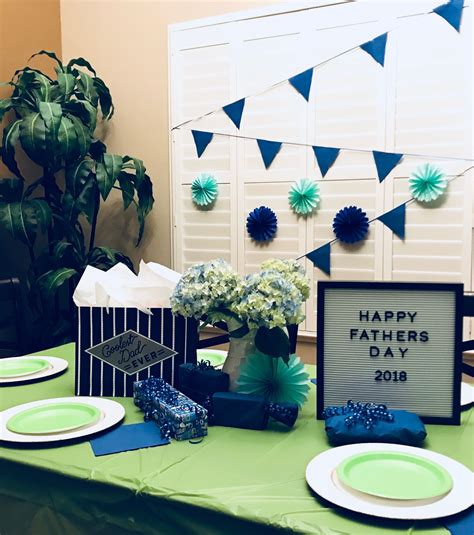 Father's Day Table Decoration Ideas