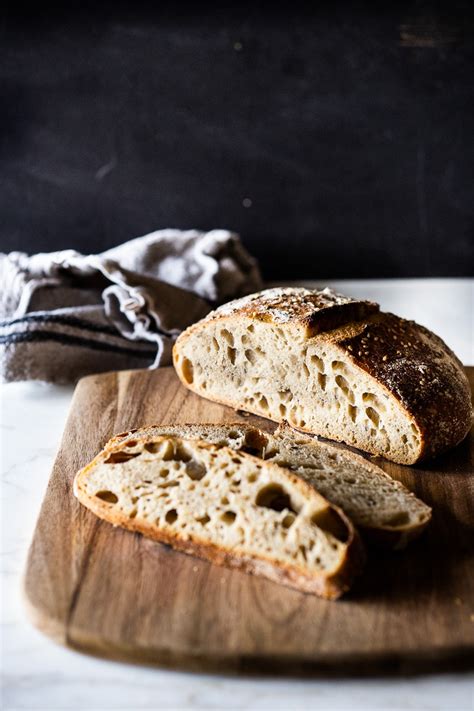 feasting at home no knead sourdough