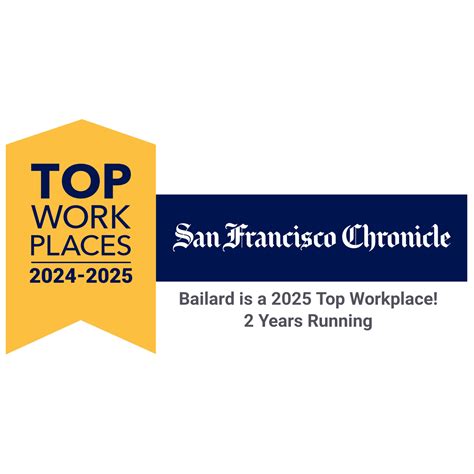 Bailard Named San Francisco Chronicle Top Workplace - Bailard