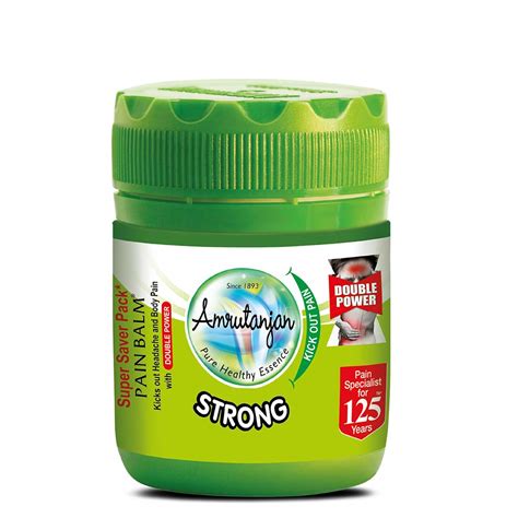 Amrutanjan Strong Pain Balm - 50 ml | Suitable for Strong Headache ...