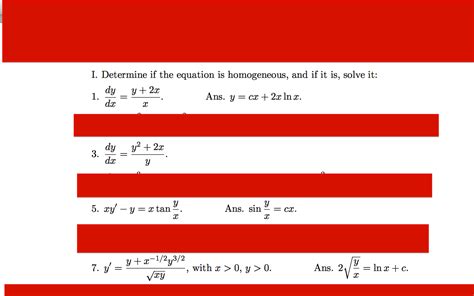 Image result for How to Find Homogeneous Equation