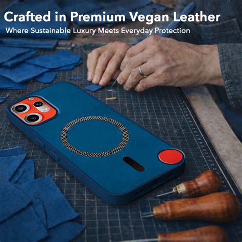 For Nothing CMF Phone 2 Pro Back Cover Case Leather Finish (MagSafe Co ...