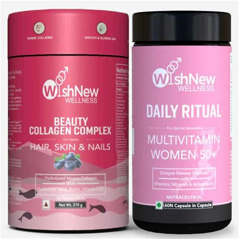 Buy WISHNEW WELLNESS BEAUTY COLLAGEN ARCTIC BLUEBERRY + DAILY RITUAL ...