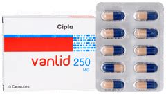 Vanlid 250 Mg Capsule 10 - Uses, Side Effects, Dosage, Price | Truemeds