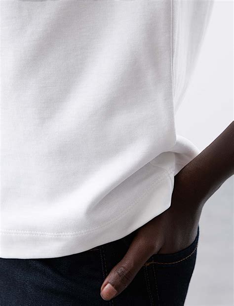 Buy Cotton Rich T-Shirt at Marks & Spencer