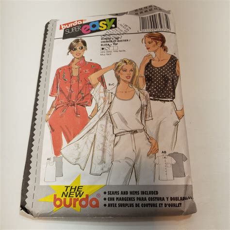 Burda Easy Sewing Tutorial 的图像结果