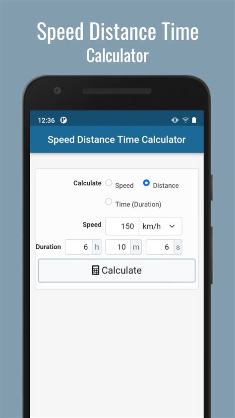 Speed Distance Time Calculator - App on Amazon Appstore