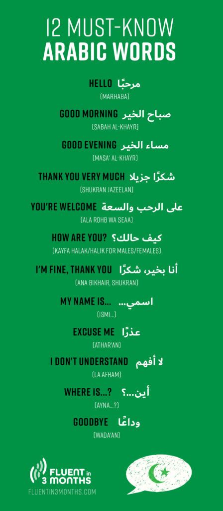100 Useful Arabic Phrases to Navigate Arab Countries