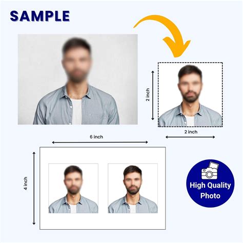 PRINTS - India OCI Passport Photos 2x2 Inch, Pre-cut Passport Photos ...