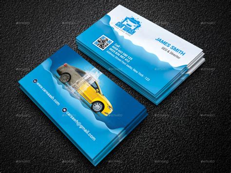Car Wash Business Cards 的图像结果
