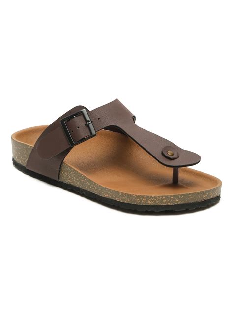 Kosher Brown Causal Sandal For Men, Slipper : Amazon.in: Shoes & Handbags