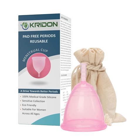 KRIDON Menstrual Cups For Women Odour & Rash Free Leakage Proof ...