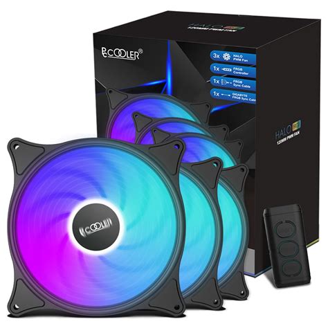Snapklik.com : PCCOOLER 120mm Case Fan 3 Pack ARGB Computer Case Fans ...
