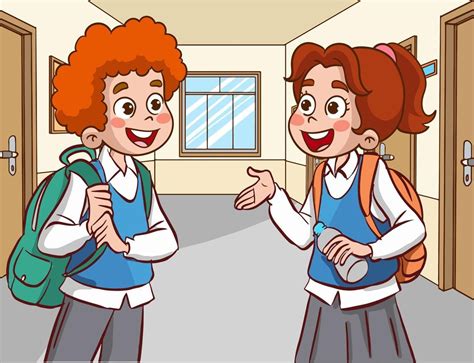 Discuss Two Students Cartoon 的图像结果