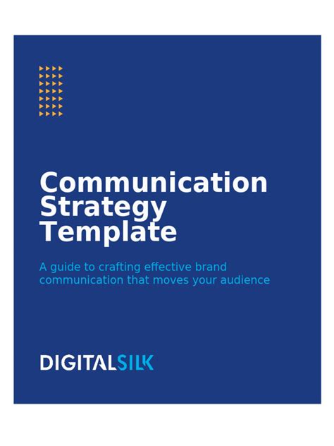 Digital Communication Strategy Template 的图像结果