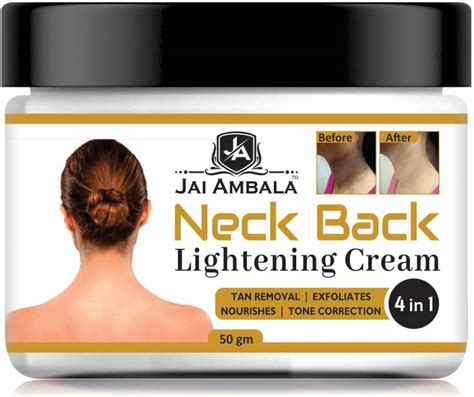 Jai Ambala Neck Back Cream, for Dark Knuckles, Elbow and Knee- Price in ...