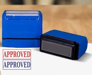 Trodat JR Customized Self Ink Pri Ink Pocket (Rubber Stamp Pre inked ...