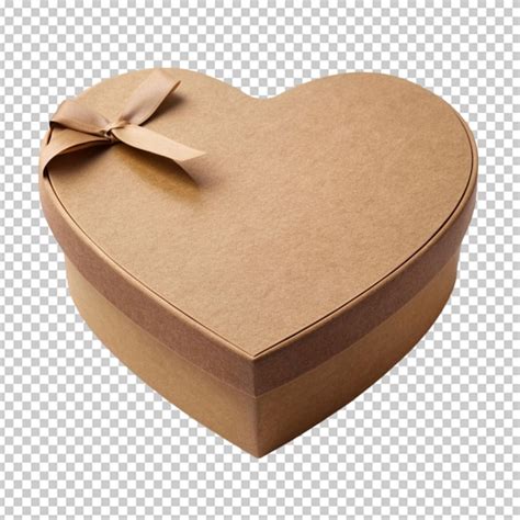 Gift box with heart shaped bow | Premium AI-generated PSD