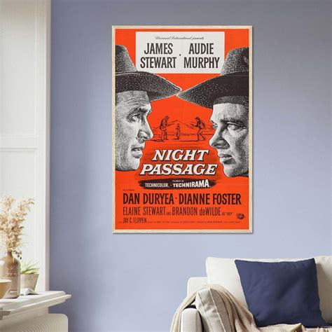 Night Passage (1957) Movie Poster Print - Citiesbox