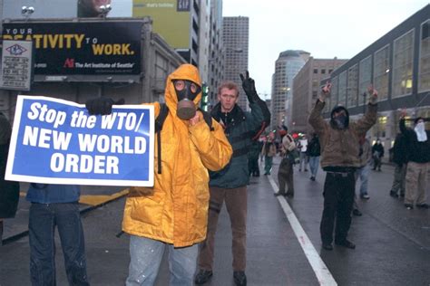 Protest Against WTO 的图像结果