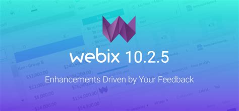 Webix JavaScript UI Library 的图像结果