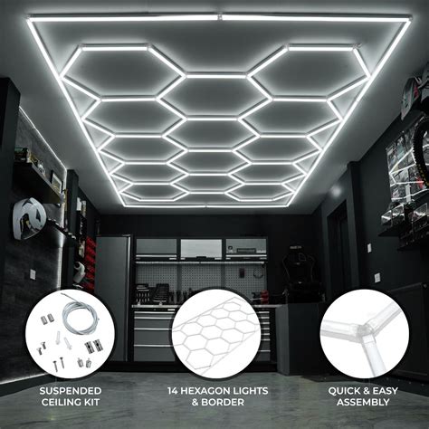Hexagon LED Lighting x 14 – Monster Shop UK