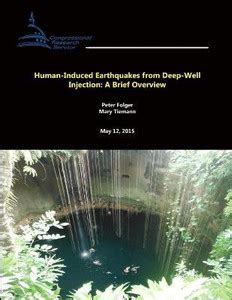 Human-Induced Earthquakes from Deep-Well Injection: A Brief Overview ...