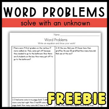 2Nd Grade Math Word Problems 的图像结果