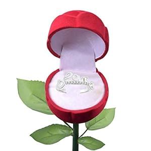 Classic Love Rhodium Plated Alloy Cz American Diamond Studded Finger ...