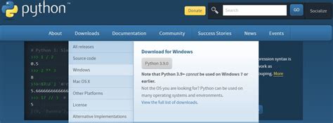 Image result for Python 3.9 Download for Windows