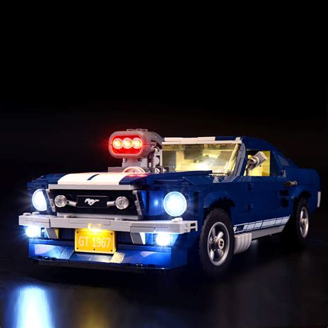 BRIKSMAX Led Lighting Kit for Ford Mustang-Compatible with Lego 10265 ...