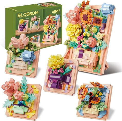 SR TOYS Sunflower Flower Building Toy Set - Home Decor, Creepers ...