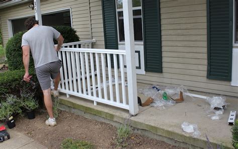 How to install a porch railing--and add some curb appeal